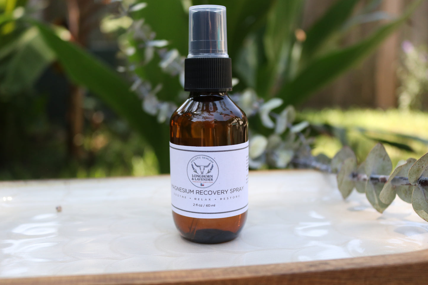 Longhorn & Lavender Magnesium Recovery Spray  2oz
